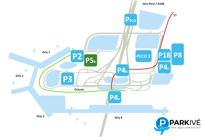 Le Parking P5 Orly
