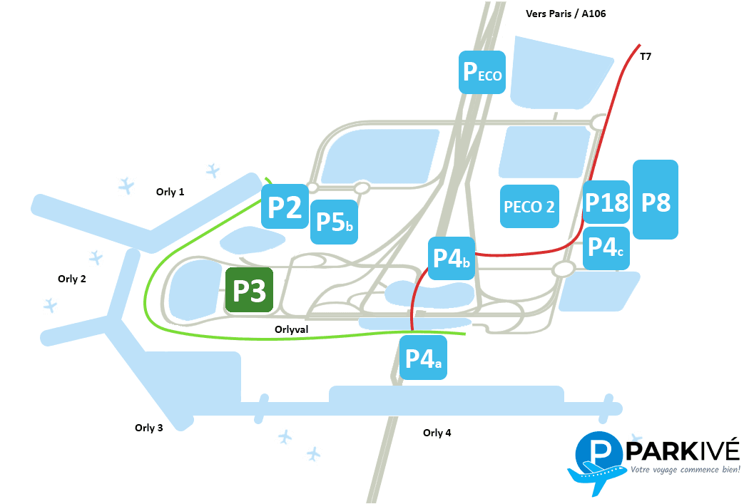 Le Parking P3 Orly