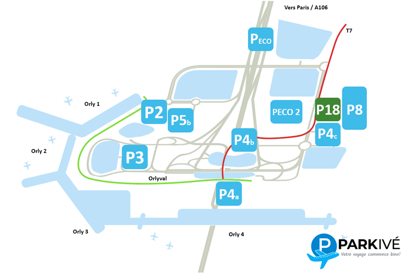 Le Parking P18 Orly