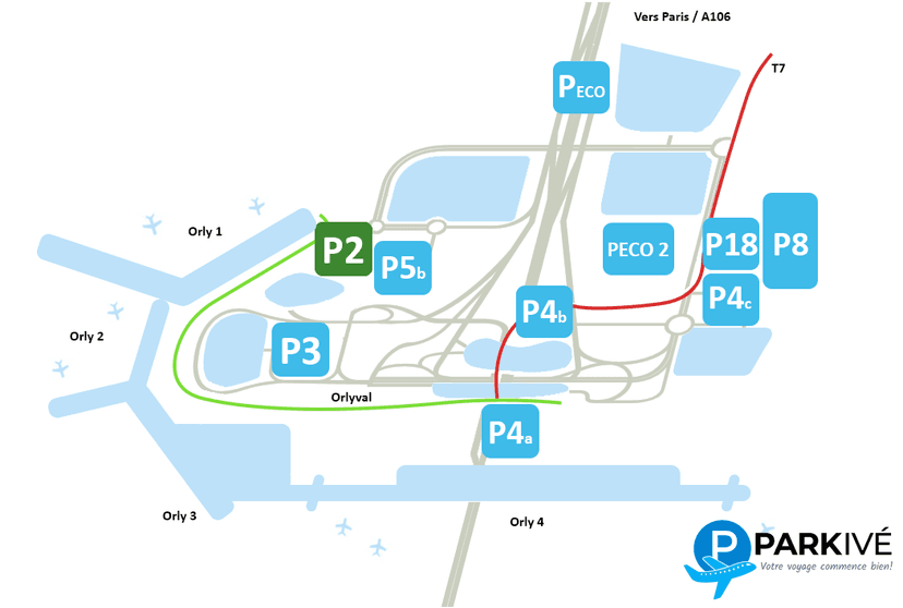 Le Parking P2 Orly